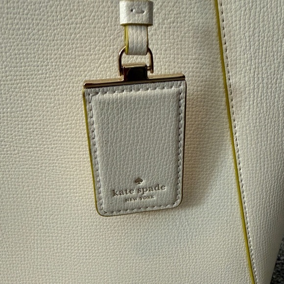 Kate Spade Cream and Yellow Tote - Picture 3 of 14